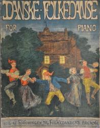 Billede af bogen Danske Folkedanse for piano - hæfte 1