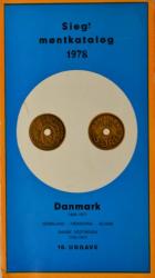 Billede af bogen Sieg's møntkatalog 1978 - Danmark 1808-1977 - Grønland - Færøerne - Island - Dansk Vestindien 1740 - 1913