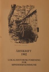 Billede af bogen Årsskrift 1992 Lokalhistorisk Forening for Søndersø kommune