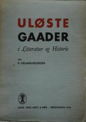 Billede af bogen Uløste gaader i litteratur of historie 