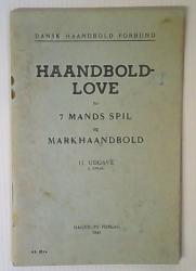 Billede af bogen Haandbold-Love for 7 Mands Spil og Markhaandbold