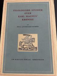 Billede af bogen Filologiske studier over Karl Magnus' krønike