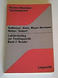 Billede af bogen Lektürekolleg zur Textlinguistik - Band 2: Reader