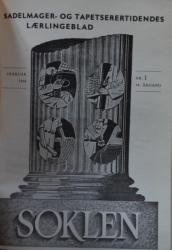 Billede af bogen Sadelmager - og tapetserertidendes Lærlingeblad