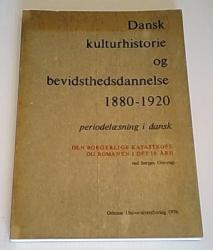Billede af bogen Dansk kulturhistorie og bevidshedsdannelse 1880-1920 - Periodelæsning i dansk - Den borgerlige katastrofe og romanen i det 19. årh.