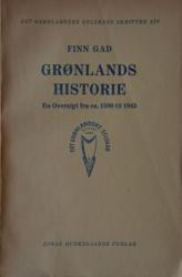 Billede af bogen Grønlands historie: En oversigt fra ca. 1500 til 1945