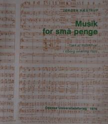 Billede af bogen Musik for små penge – Træk af musiklivet i Viborg omkring 1920