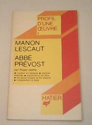 Billede af bogen Profil d'une oeuvre - Manon Lescaut - Abbé Prévost