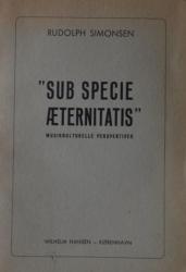 Billede af bogen “Sub specie æternitatis” – Musikkulturelle perspektiver
