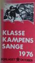 Billede af bogen Klassekampens sange 1976