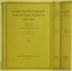 Billede af bogen Dansk skønlitterært forfatterleksikon 1900-1950. 1-3.