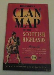 Billede af bogen Johnston´s clan map of the Scottish Highlands