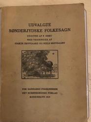 Billede af bogen Udvalgte Sønderjydske folkesagn 