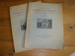 Billede af bogen Christianshavn - strejftog i Christian IV´s by bind 1 (neden vandet) og bind 2 (oven vandet).