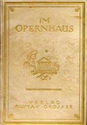 Billede af bogen Im Opernhaus: Ein Nachschlagebuch