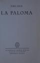 Billede af bogen La Paloma