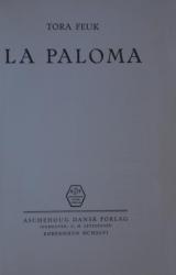 Billede af bogen La Paloma