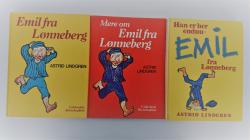 Billede af bogen Emil fra Lønneberg + Mere om Emil fra Lønneberg + Han er her endnu - Emil fra Lønneberg (3 bøger)
