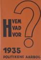 Billede af bogen HVEM  HVAD HVOR -1935