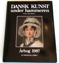 Billede af bogen Dansk kunst under hammeren - Årbog 1987