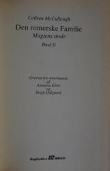Billede af bogen Den Romerske Familie  II – Magtens tinde