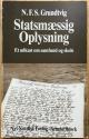 Billede af bogen Statsmæssig Oplysning - et udkast om samfund og skole