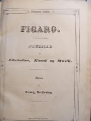 Billede af bogen Figaro. Journal for Literatur, Kunst og Musik. 1-2 bind i eet.