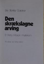 Billede af bogen Den skrækslagne arving - Et Perry Mason mysterium