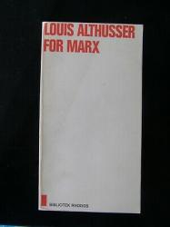 Billede af bogen For Marx. Oversat fra fransk efter 