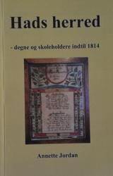 Billede af bogen Hads herred - degne og skoleholdere indtil 1814
