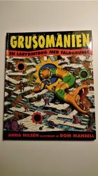 Billede af bogen Grusomanien - På omslaget: En labyrintbog med faldgruber