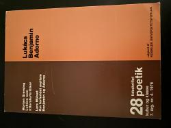 Billede af bogen Poetik 28: Lukács som litteraturkritiker. Om forholdet mellem Benjamin og Adorno