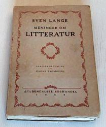 Billede af bogen Meninger om litteratur