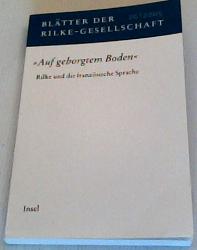 Billede af bogen Auf geborgtem Boden - Rilke und die französische Sprache