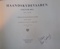 Billede af bogen Haandskydevaaben. Teknisk Del.