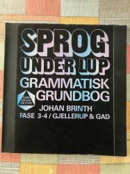 Billede af bogen Sprog under lup - grammatisk grundbog fase 3-4