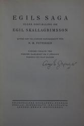 Billede af bogen Egils saga eller Egil Skallagrimsson 