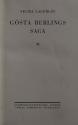 Billede af bogen Gösta Berlings saga  