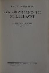 Billede af bogen Fra Grønland til Stillehavet – Rejser og mennesker fra 5. Thule ekspedition 1921-24 –Bind II