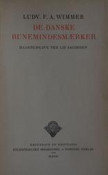 Billede af bogen De danske runemindesmærker 