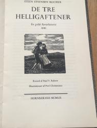 Billede af bogen De tre helligaftener, en jysk røverhistorie 1841