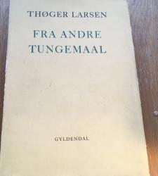 Billede af bogen Fra andre tungemål