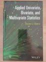 Billede af bogen Applied Univariate, Bivariate, and Multivariate Statistics