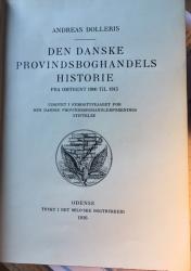 Billede af bogen Den danske provindsboghandels historie 1800-1915