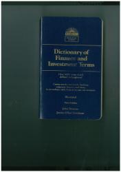 Billede af bogen Barron's Dictionary of Investment Terms