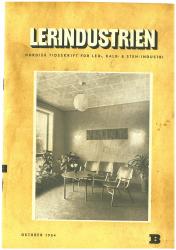 Billede af bogen Lerindustrien - Nordisk tidsskrift for ler-, kalk- & sten-industri Oktober 1954