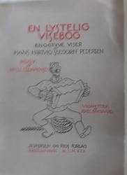 Billede af bogen  En lystelig visebog. Musik af Niels Clemmensen. Eenogtyve viser af Hans Hartvig Seedorff Pedersen.