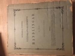 Billede af bogen Kongeliga Svenska vetenskaps-Akademiens handlingar 1898-1899