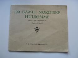 Billede af bogen 100 gamle Nordiske hulsømme.