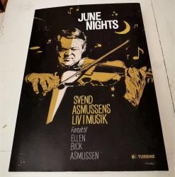 Billede af bogen June nights. Svend Asmussens liv i musik (2. reviderede udgave)